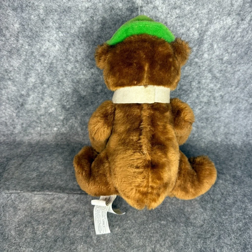 Vintage 1980 Yogi Bear Plush Mighty Star Hanna Barbera Soft Stuffed Toy 10
